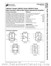 LMP2014 datasheet pdf National Semiconductor