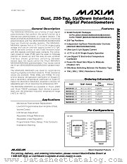 MAX5454EUB datasheet pdf MAXIM - Dallas Semiconductor