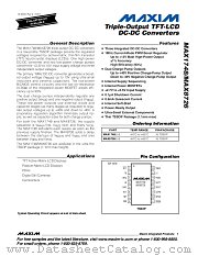 MAX8726EUE datasheet pdf MAXIM - Dallas Semiconductor
