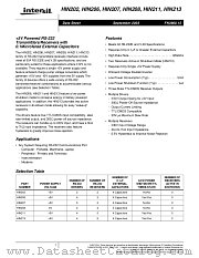 HIN202CBN-T datasheet pdf Intersil