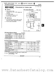 BS100C datasheet pdf SHARP