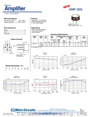 AMP-25G datasheet pdf Mini-Circuits