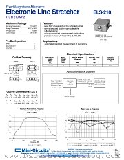 ELS-210 datasheet pdf Mini-Circuits