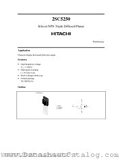 2SC5250 datasheet pdf Hitachi Semiconductor