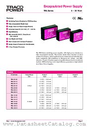 TML05115 datasheet pdf Traco Electronic AG