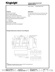 DC56-11SRWA datasheet pdf Kingbright Electronic