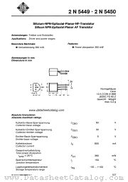 2N5449 datasheet pdf AEG-TELEFUNKEN