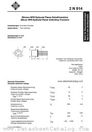 2N914 datasheet pdf AEG-TELEFUNKEN