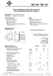 BC141-6 datasheet pdf AEG-TELEFUNKEN