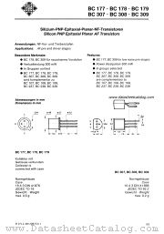 BC308 datasheet pdf AEG-TELEFUNKEN