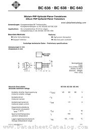 BC636 datasheet pdf AEG-TELEFUNKEN