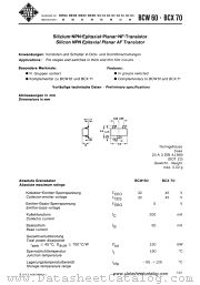 BCX70J datasheet pdf AEG-TELEFUNKEN