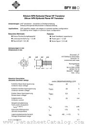 BFY88 datasheet pdf AEG-TELEFUNKEN