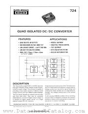 724 datasheet pdf Burr Brown