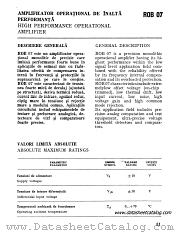 ROB07 datasheet pdf CCSIT-CE