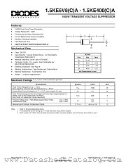 1.5KE9V1CA-B datasheet pdf Diodes