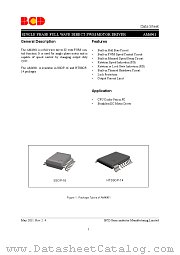AM4961GH-E1 datasheet pdf Diodes