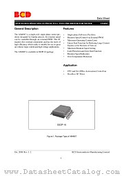 AM4967RGSTR-G1 datasheet pdf Diodes