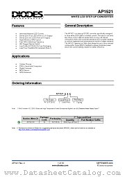 AP1521 datasheet pdf Diodes