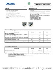 SMBJ160CA-13-F datasheet pdf Diodes