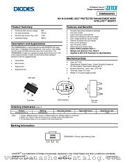 ZXMS6006SG datasheet pdf Diodes