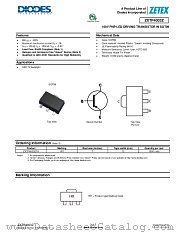 ZXTP4003Z datasheet pdf Diodes