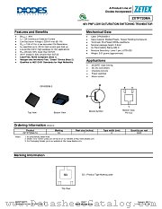 ZXTP720MATA datasheet pdf Diodes