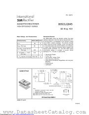 80SCLQ045SCS datasheet pdf International Rectifier