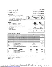 IRLR8256TRPBF datasheet pdf International Rectifier