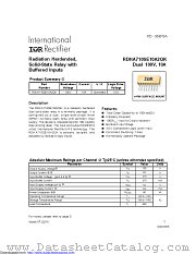 RDHA710SE10A2QK datasheet pdf International Rectifier