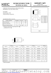 KDZ3.0FV datasheet pdf Korea Electronics (KEC)
