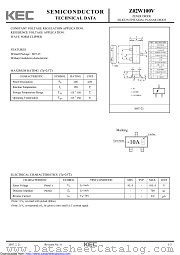 Z02W100V datasheet pdf Korea Electronics (KEC)
