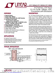 LTC1854CG#TRPBF datasheet pdf Linear Technology