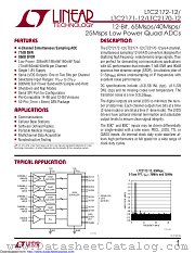 LTC2170IUKG-12#TRPBF datasheet pdf Linear Technology