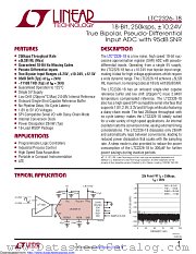LTC2326HMS-18#PBF datasheet pdf Linear Technology