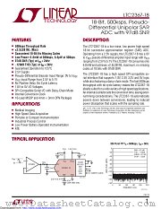 LTC2367IDE-18#PBF datasheet pdf Linear Technology