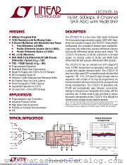 LTC2372HUH-16#PBF datasheet pdf Linear Technology