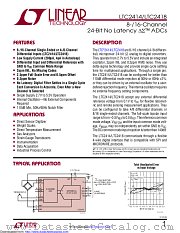 LTC2418IGN#TRPBF datasheet pdf Linear Technology
