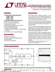 LTC2601IDD-1#TRPBF datasheet pdf Linear Technology