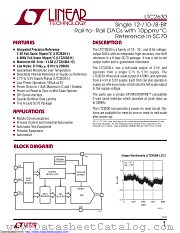 LTC2630ISC6-HZ12#TRMPBF datasheet pdf Linear Technology