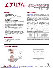 LTC2850CS8#TRPBF datasheet pdf Linear Technology