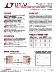 LTC2863CS8-2#TRPBF datasheet pdf Linear Technology