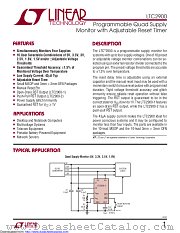LTC2900-2CDD#TRPBF datasheet pdf Linear Technology