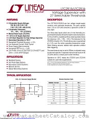 LTC2916HTS8-1#TRMPBF datasheet pdf Linear Technology