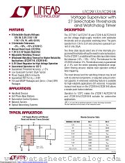 LTC2918HMS-A1#PBF datasheet pdf Linear Technology
