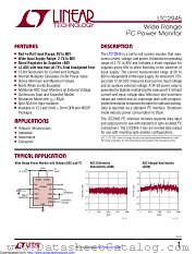 LTC2945HUD-1#TRPBF datasheet pdf Linear Technology