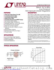 LT3010EMS8E-5#TR datasheet pdf Linear Technology