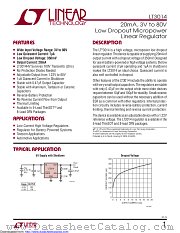 LT3014ES5#TRMPBF datasheet pdf Linear Technology