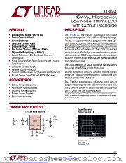 LT3061EMS8E#PBF datasheet pdf Linear Technology
