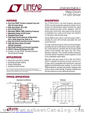 LT3474IFE-1 datasheet pdf Linear Technology